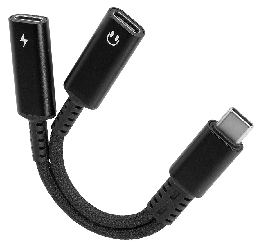 Brodit USB-C splitter met audio | 216476 - productfoto 1