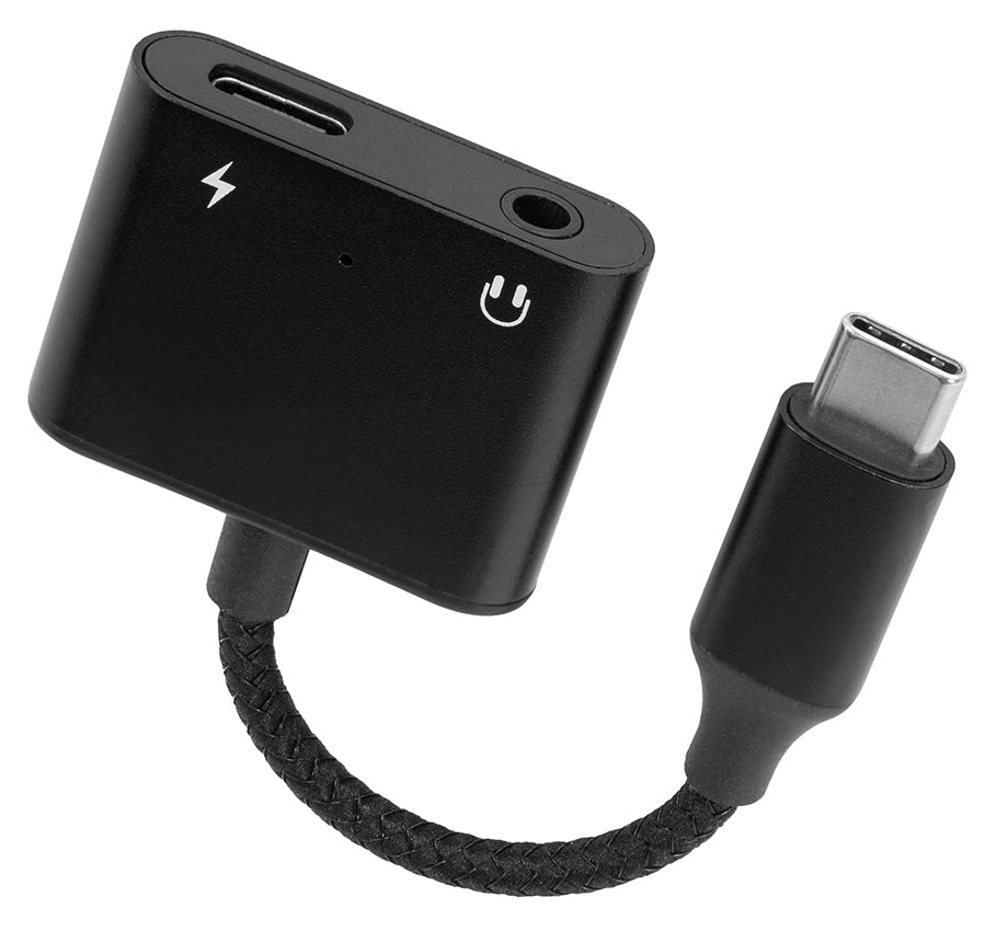 Brodit USB-C splitter met audio | 216482 - productfoto 1