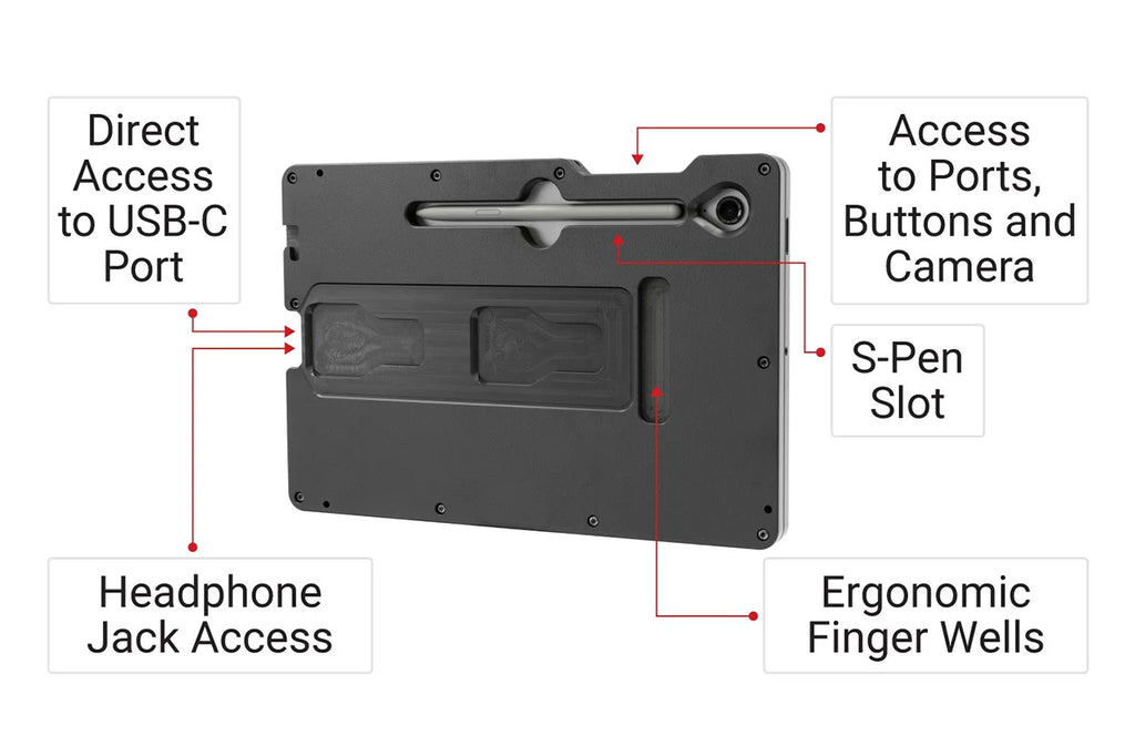 Brodit houder voor Samsung Galaxy Tab S9 FE SM-X51x en Samsung Galaxy Tab S10 FE SM-X520 | 216485 - productfoto 7