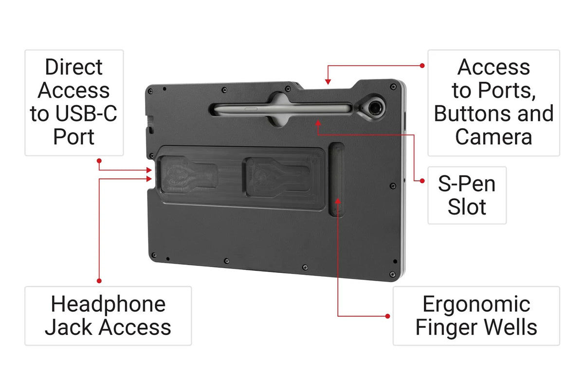 Brodit houder voor Samsung Galaxy Tab S9 FE SM-X51x en Samsung Galaxy Tab S10 FE SM-X520 | 216485 - productfoto 7