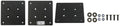 Brodit VESA monitor montageplaat 75/100 mm | 216501 - productfoto 1