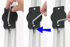 Brodit apparaat montageadapter voor Bosch Rexroth | 217060 - productfoto 4
