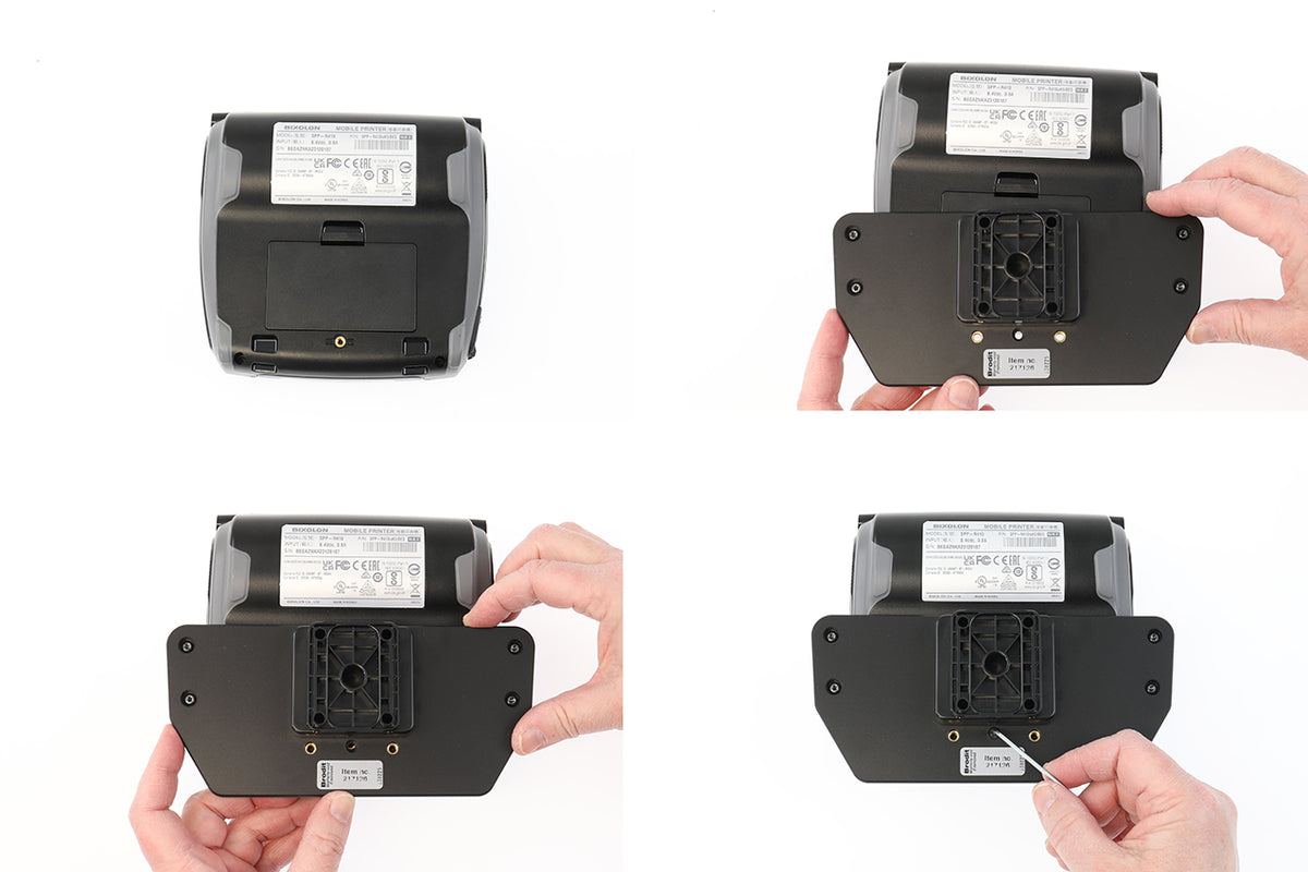 Brodit MultiMoveClip heavy duty set voor Bixolon SPP-R410 en Bixolon S - productfoto 2