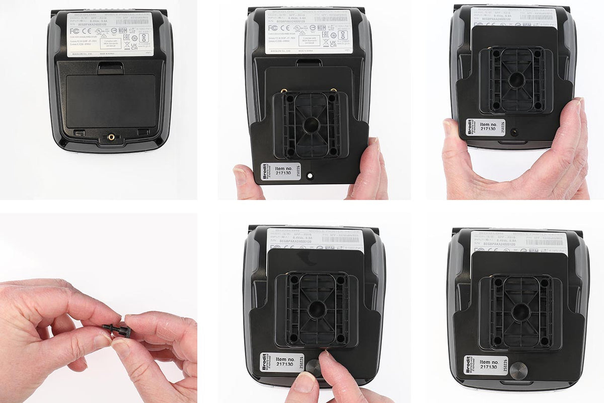 Brodit MultiMoveClip heavy duty set voor Bixolon SPP-R310 en Bixolon S - productfoto 2