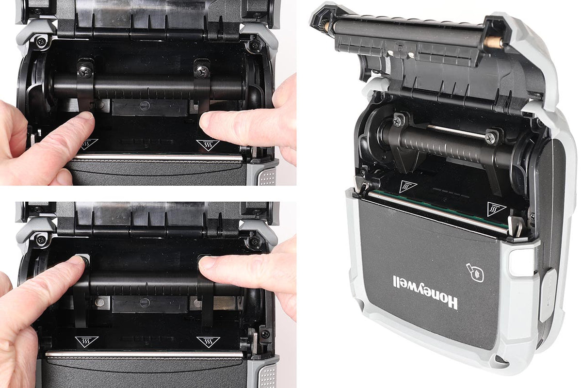 Brodit verstelbare labelgeleider voor Honeywell RP4F en Honeywell RP4  - productfoto 3