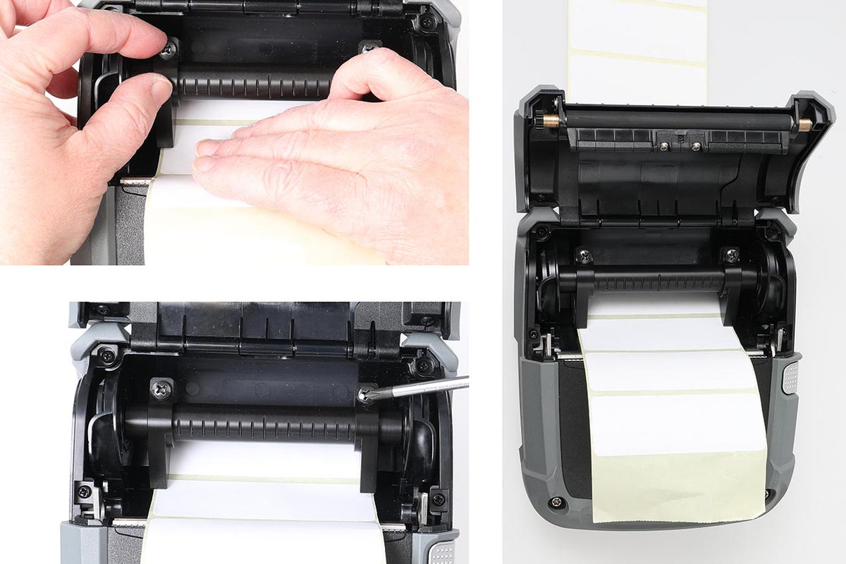 Brodit verstelbare labelgeleider voor Honeywell RP4F en Honeywell RP4  - productfoto 4