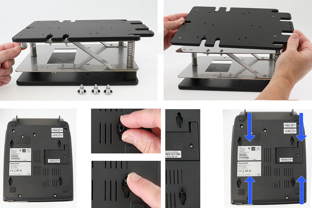 Brodit mobiele printer mount voor Honeywell PC45t en Honeywell PC45d | - productfoto 2