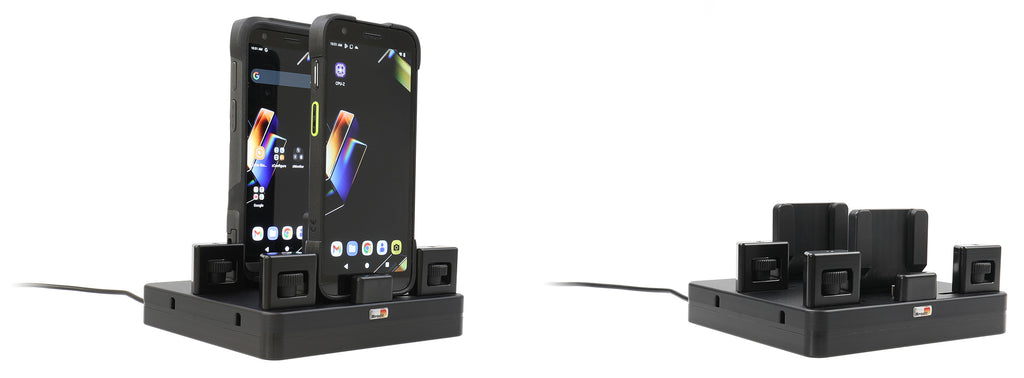 Brodit ProAdapt universeel USB-C-laadstation met 2 sleuven en handknoppen | 217230 - productfoto 14
