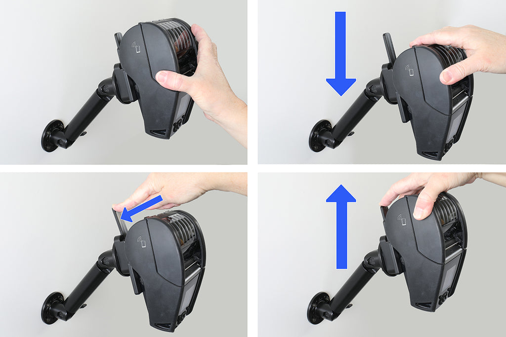 Brodit MultiMoveClip heavy duty set voor Zebra ZQ620 Plus en Zebra ZQ6 - productfoto 4
