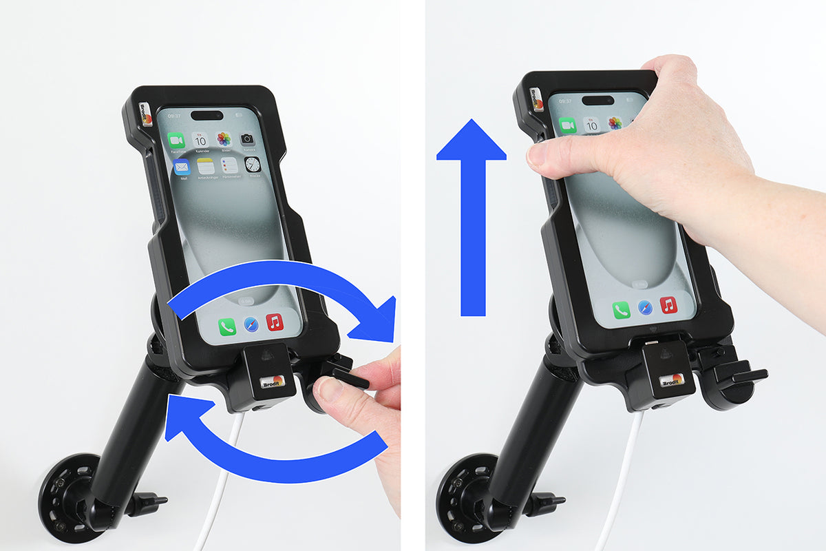 Brodit houder voor Apple iPhone 16 en Apple iPhone 15 | 217279 - productfoto 4
