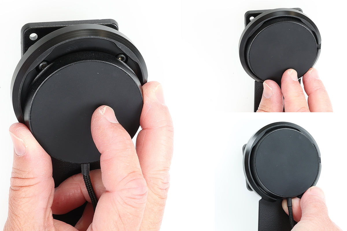Brodit magnetische telefoonhouder Qi2.2 25W met draaivoet, steun en adapter | 217308 - productfoto 3