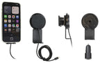 Brodit magnetische telefoonhouder Qi2.2 25W met draaivoet, steun en adapter | 217308 - productfoto 9