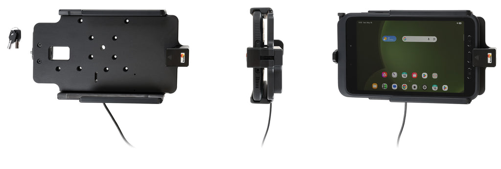 Brodit USB-C 3.1 houder Samsung Tab Active 5 met originele hoes en sleutelvergrendeling | 217321 – foto 6