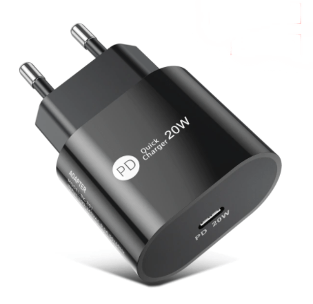 m-use 20W USB-C zwart Bulk (PD 2.0) 230V-lader