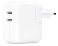 Apple voor Apple 35W 2x USB-C wit (PD 2.0) Bulk 230V-lader