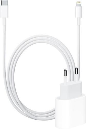 Apple 20W USB-C + lightning 1m wit (PD 2.0) 230V-lader