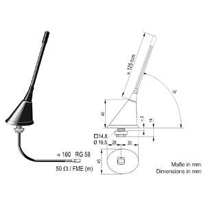 Mobiele data-, WLAN- en communicatieantennes 24032122.01 voor universele toepassing