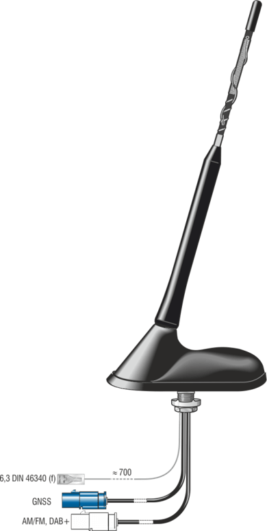 Combi- en multifunctionele antennes 24033731.01 voor universele toepassing