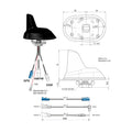 Combi- en multifunctionele antennes 24033785.02 voor universele toepassing