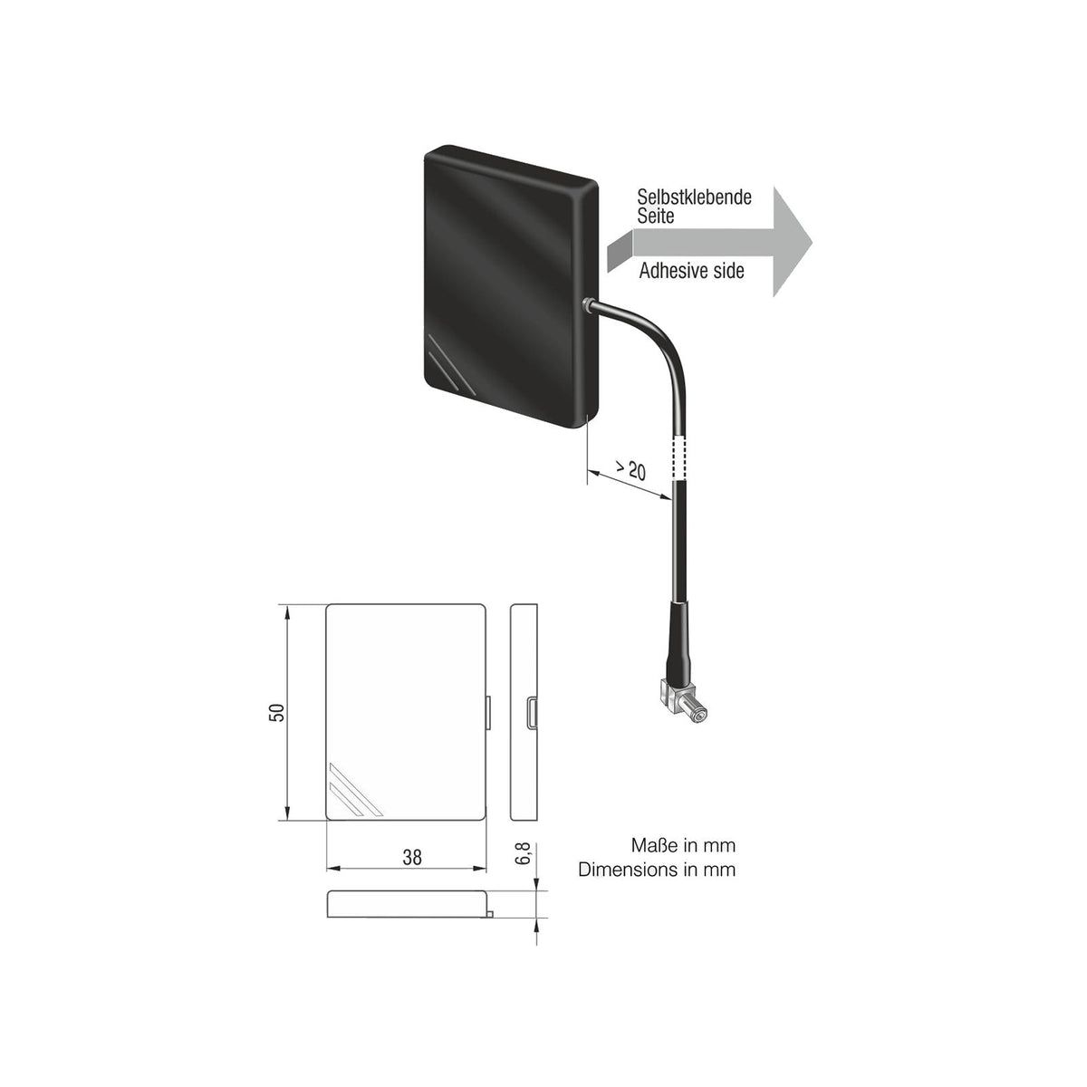 Combi- en multifunctionele antennes 24034192.01 voor universele toepassing