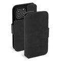 Krusell Leather Phone Wallet Apple iPhone 13 Pro - zwart voor Apple iPhone 13 Pro (2021)