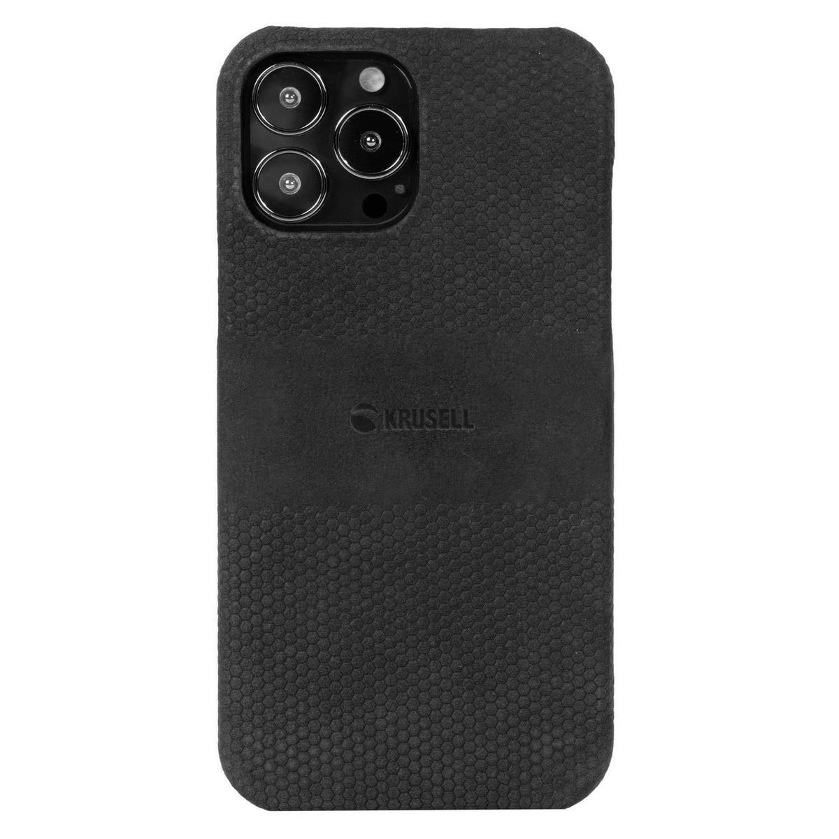 Krusell Leather Cover Apple iPhone 13 Pro - zwart voor Apple iPhone 13 Pro (2021)