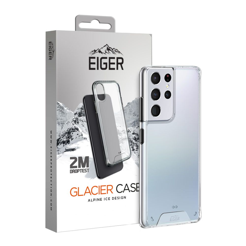 Eiger Glacier Case Samsung Galaxy S21 Ultra - transparant voor Samsung Galaxy S21 Utra 5G (2021)