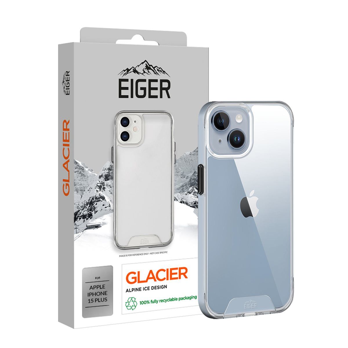 Eiger Glacier Case Apple iPhone 15 Plus - transparant voor Apple iPhone 15 Plus (2023) USB-C - Qi - PD)