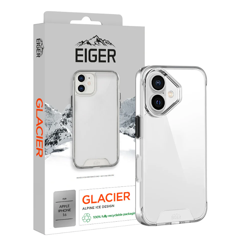 Eiger Glacier Case Apple iPhone 16 - transparant voor Apple iPhone 16 (2024)