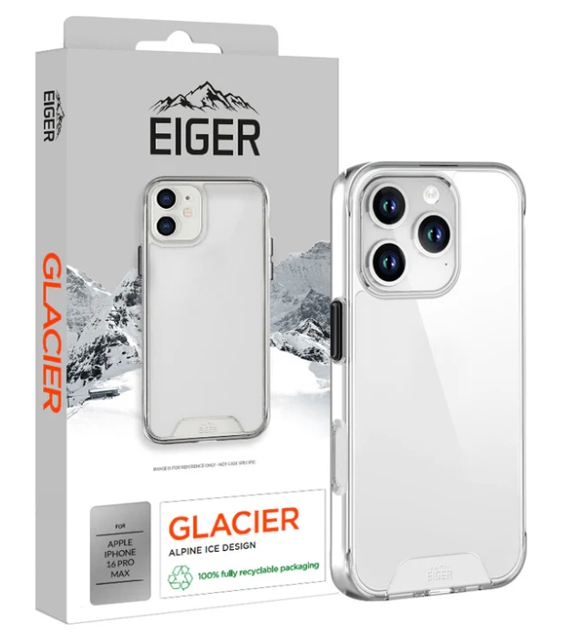 Eiger Glacier Case Apple iPhone 16 Pro Max - transparant voor Apple iPhone 16 Pro Max (2024)