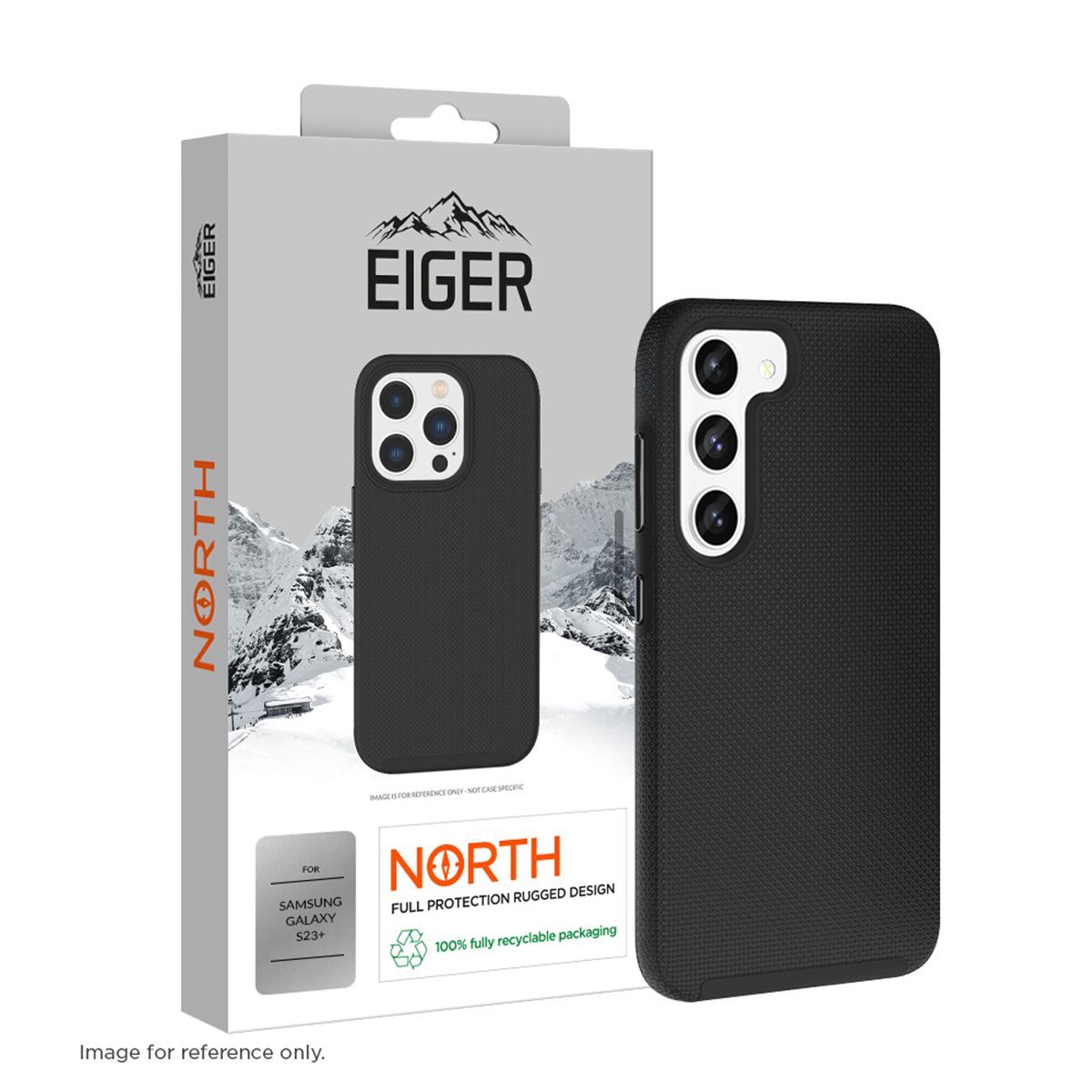 Eiger North Case Samsung Galaxy S23 Plus - zwart voor Samsung Galaxy S23 Plus (2023)
