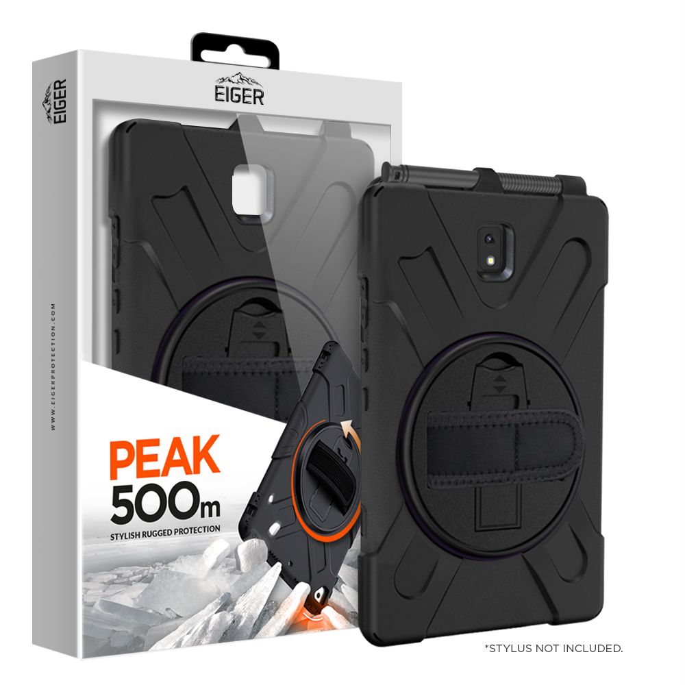 Eiger Peak 500m Samsung Galaxy Tab Active 3- zwart voor Samsung Galaxy Tab Active3 8.0 (2020) T570/T575