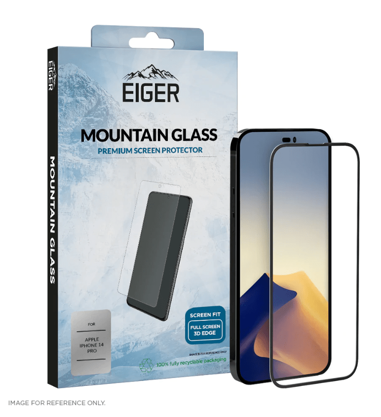 Eiger Mountain Glass Apple iPhone 14 Pro. voor Apple iPhone 14 Pro (2022)