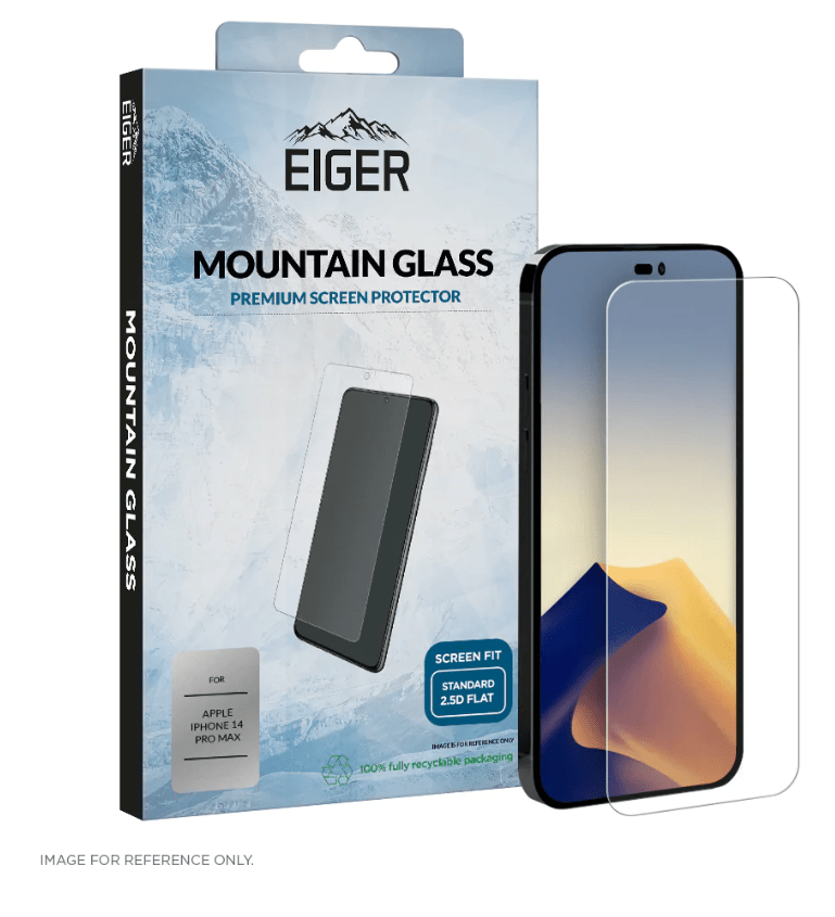 Eiger Mountain Glass Apple iPhone 14 Pro Max. voor Apple iPhone 14 Pro Max (2022)