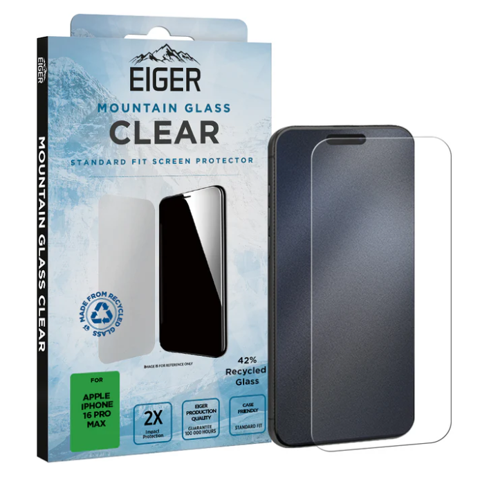 Eiger Mountain Glass Apple iPhone 16 Pro Max voor Apple iPhone 16 Pro Max (2024)