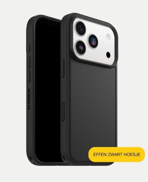 OtterBox Symmetry Case Apple iPhone 17 Pro Max - zwart voor Apple iPhone 17 Pro Max (2025)
