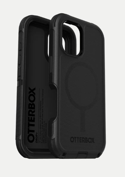 OtterBox Defender MagSafe Apple iPhone 16 - Black voor Apple iPhone 16 (2024)