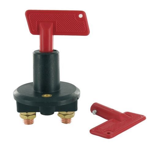 m-use Hoofdstroom schakelaar 12v/100Amp continu 2 sleutels