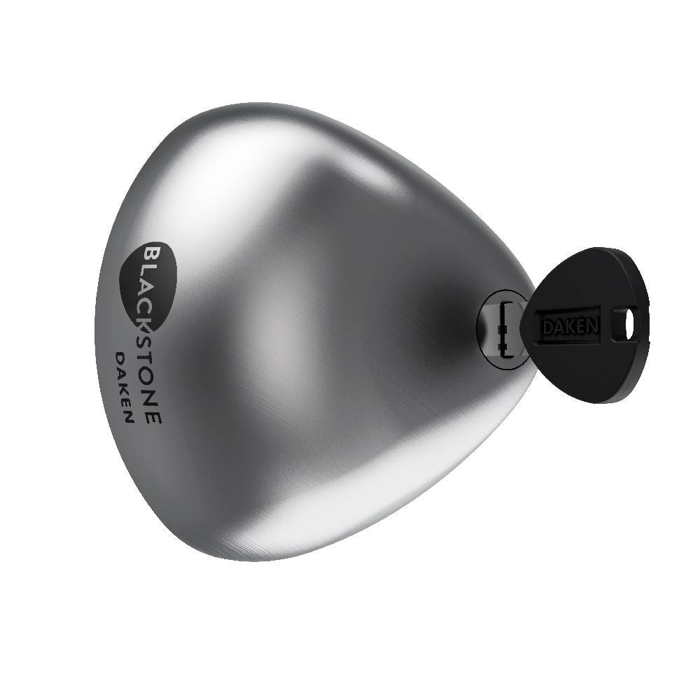 Daken Blackstone Silver Combo veiligheidsslot, 1 stuk 2 sleutels