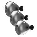 Daken Blackstone Silver Combo veiligheidsslot, 3 stuks 6 sleutels