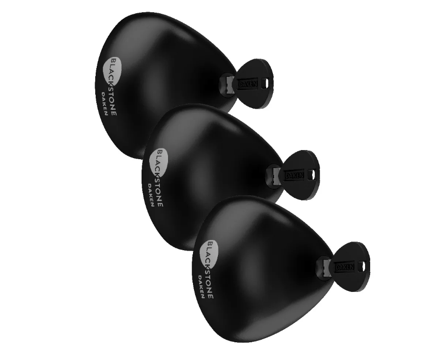 Daken Blackstone Black Combo veiligheidsslot, 3 stuk 6 sleutels