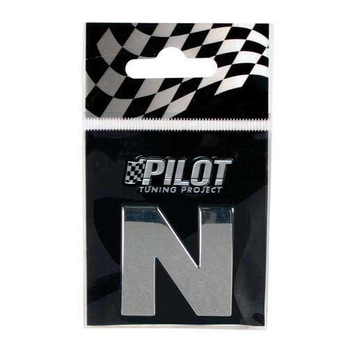 m-use 3D LETTER CHROOM – *N* 28mm dikte