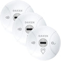 Daken Saturn GO veiligheidsslot wit 3x met 6 sleutels
