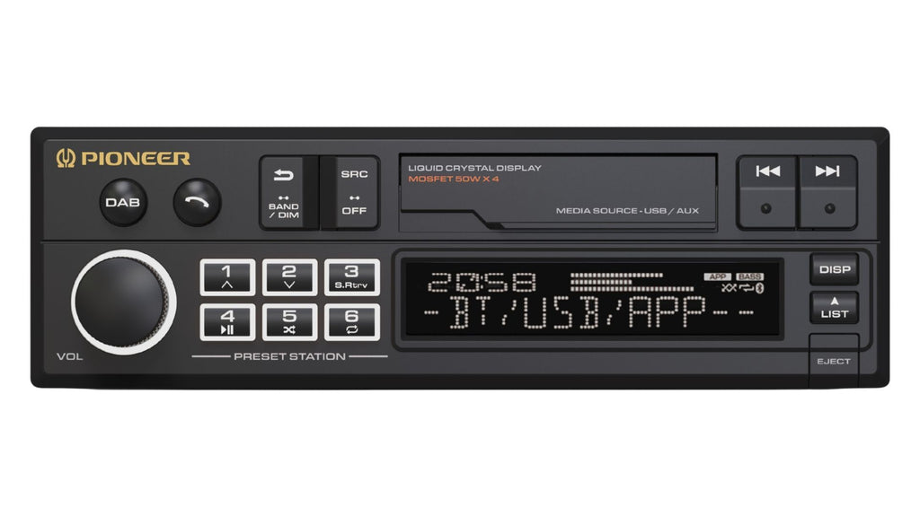 Pioneer 1-DIN retro design SXT-C10PS BT / DAB+ / USB - afbeelding 3