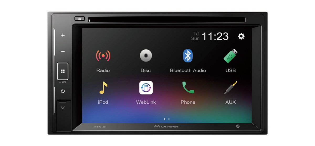 Pioneer AVH-A240BT 2DIN 6.2" BT/CD/DVD/USB - afbeelding 1