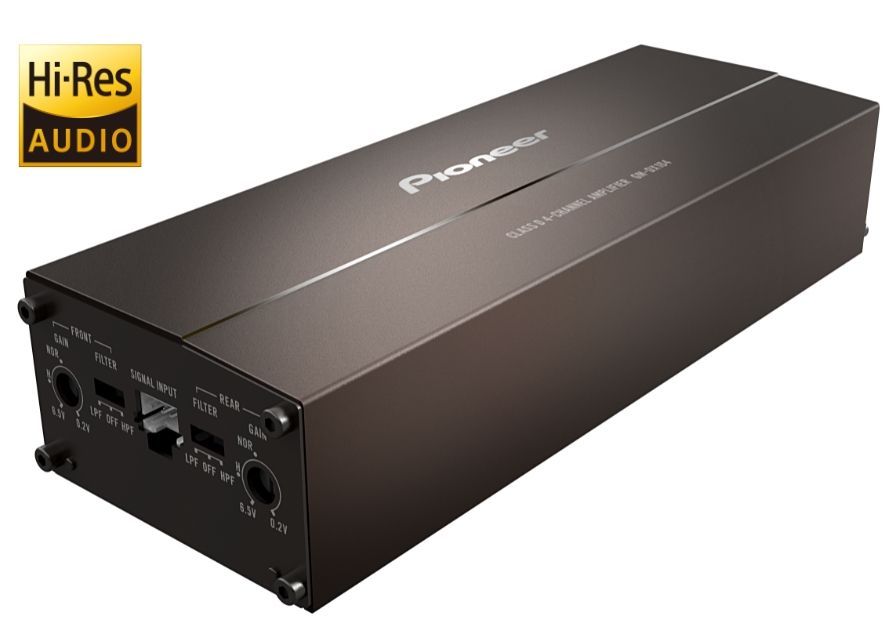 Pioneer GM-DX104 micro 4 kanaals amplifier 400W