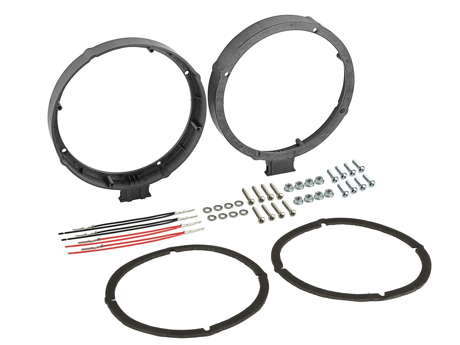 m-use Luidsprekerringenset Skoda Octavia / VW Golf / Seat Ibiza 165mm