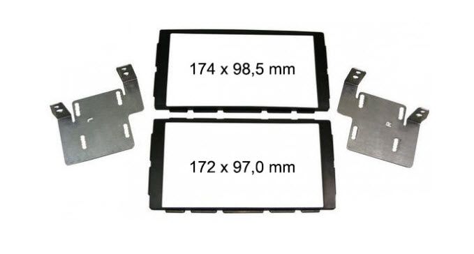 2-DIN inbouwframe voor Nissan Juke (2014–2019) – 2635580120