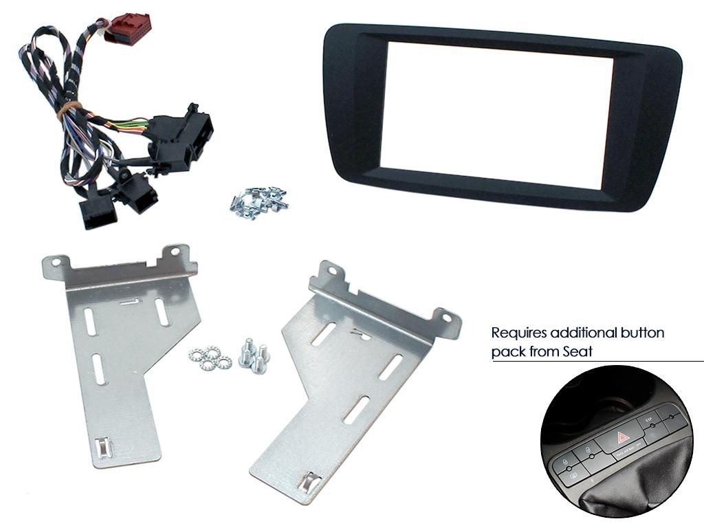 2-DIN inbouwframe voor Seat Ibiza (2008–2014) – 2635740320