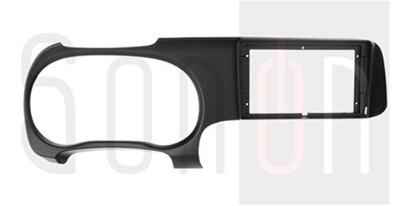 m-use 9-inch inbouwpaneel voor Hyundai i10 vanaf 2019, zwart